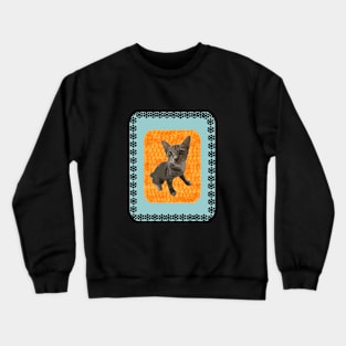 cute cat Crewneck Sweatshirt